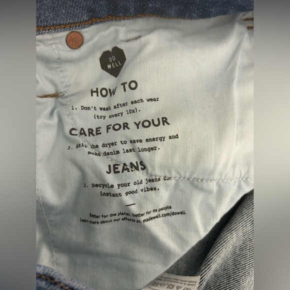 Madewell Stovepipe High Rise Jeans In Auraria wash- Women's Size 31 - Picture 8 of 14